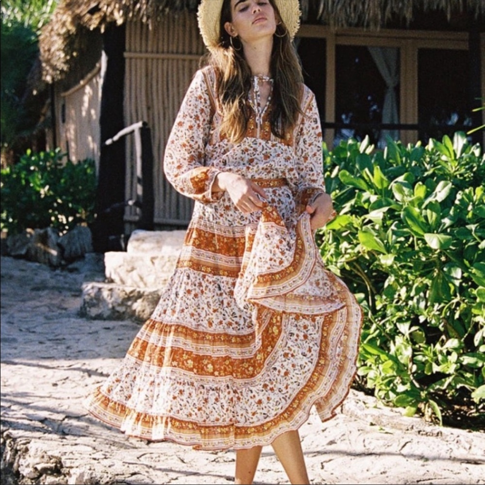 NWT Arnhem bloom skirt in orange blossom